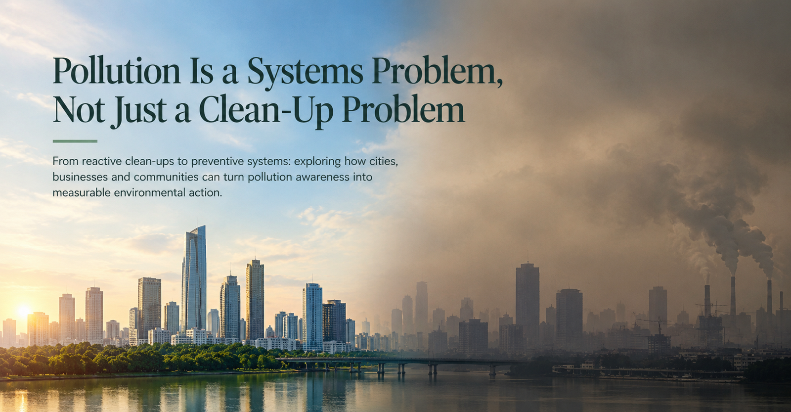 Pollution Is a Systems Problem, Not Just a Clean-Up Problem 🌱
