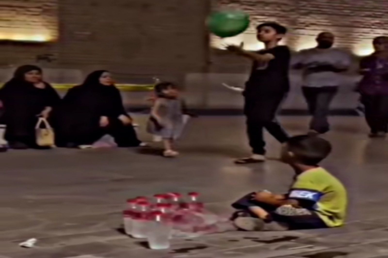 Which people? The Boy Selling Bottles, the Girl Who Was Ignored